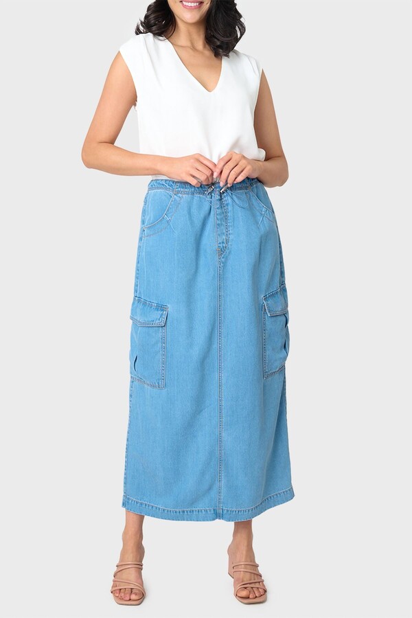 Sanctuary Parachute Skirt In Sun Drenched