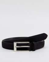Thumbnail for your product : Ben Sherman Smart Skinny Belt In Black Suede