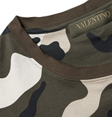 Thumbnail for your product : Valentino Slim-Fit Camouflage-Print Cotton-Jersey T-Shirt