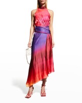 Thumbnail for your product : Theia Yara Asymmetrical Gradient Dress