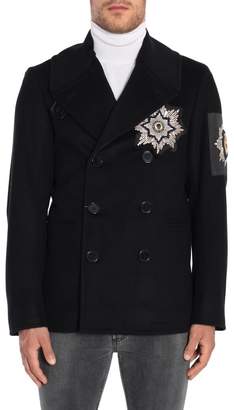 Alexander McQueen Cashmere And Wool Peacoat
