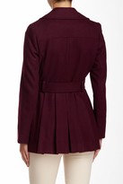Thumbnail for your product : Via Spiga Double Breasted Wool Blend Trench Coat