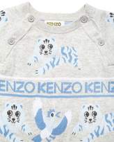 Thumbnail for your product : Kenzo Kids INTARSIA ORGANIC COTTON KNIT ROMPER