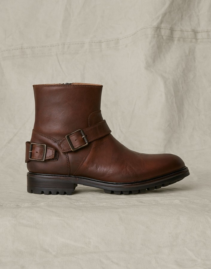 Belstaff Trialmaster Leather Boot ShopStyle