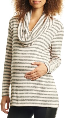 Everly Grey Reina Cowl Neck Maternity/Nursing Top