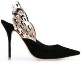 Thumbnail for your product : Sophia Webster wings motif pointed pumps