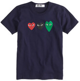 Thumbnail for your product : Comme des Garcons PLAY triple heart tee