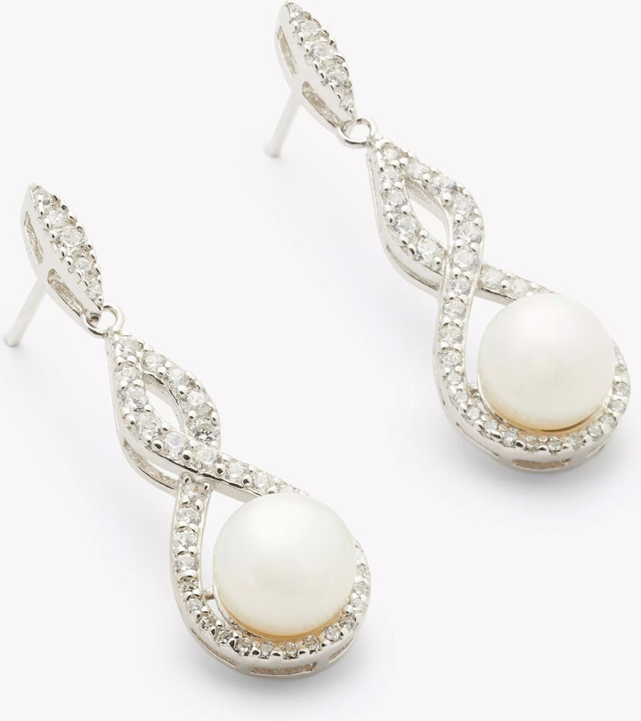 Lido Infinity Freshwater Pearl Drop Earrings ShopStyle
