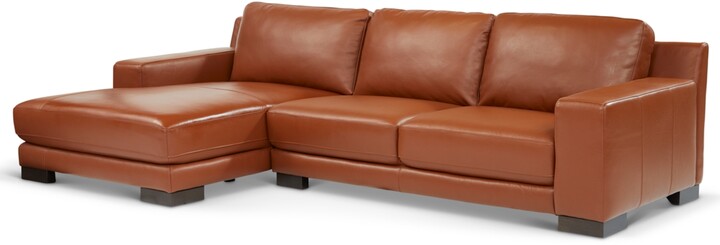 darrium 2-pc. leather sofa