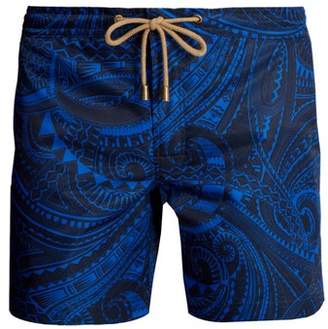 Thorsun - Titan Fit Tattoo Print Swimshorts - Mens - Blue