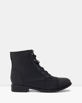 ROC Boots Australia - Women's Black Lace-up Boots - Riff - Size One Size, 36 at The Iconic