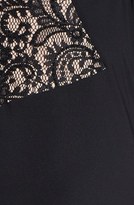 Thumbnail for your product : JS Boutique Lace Back V-Neck Matte Jersey Gown