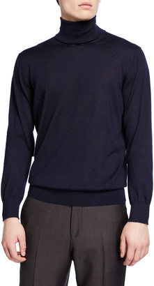 Ermenegildo Zegna Men's Turtleneck Cashmere Sweater