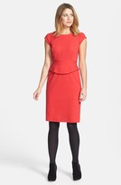 Thumbnail for your product : Classiques Entier Structured Ponte Knit Sheath Dress