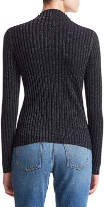 A.L.C. Lamont Lurex Rib Knit Sweater