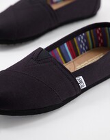 Thumbnail for your product : Toms Alpargata canvas shoes with black sole