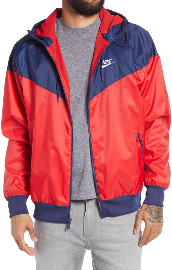 red nike jacket mens