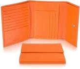 Thumbnail for your product : Giorgio Fedon Classica - Women's Orange Calfskin Flap Wallet