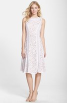 Thumbnail for your product : BCBGMAXAZRIA 'Avril' Cutout Lace Fit & Flare Dress