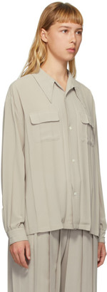 Undercover Beige Pleated Shirt