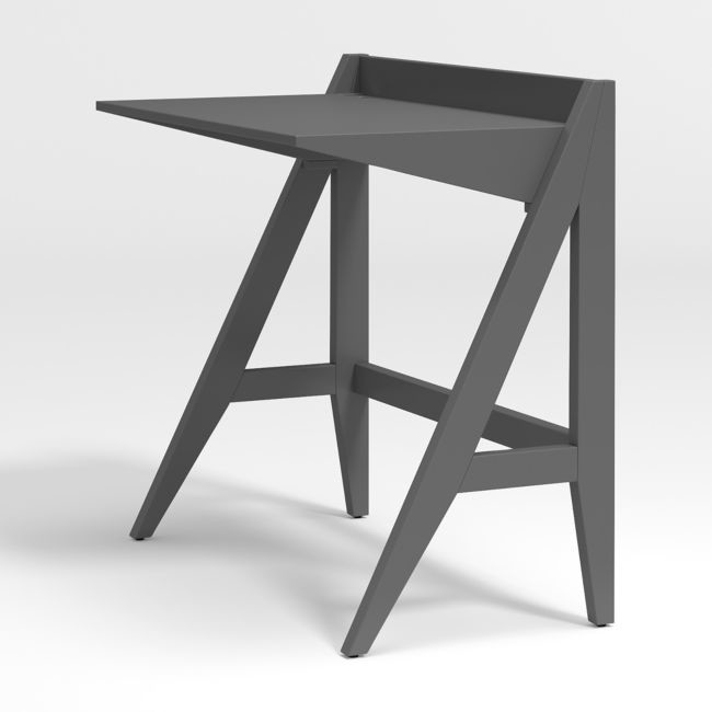 Ever Simple Small Charcoal Kids Desk