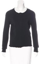Thumbnail for your product : Gucci Rib Knit Silk Cardigan