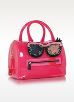 Thumbnail for your product : Furla Candy Gang Coockie Glossy Rubber S Satchel Bag