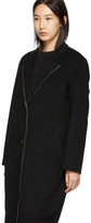 Thumbnail for your product : Alexander Wang Black Zipper Splittable Coat