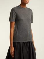 Thumbnail for your product : Gabriela Hearst Bravo Cashmere And Silk Blend Knitted Top - Womens - Dark Grey