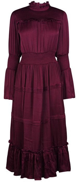 biba red leopard print dress