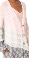 Thumbnail for your product : Prabal Gurung Curved Sleeve Cable Cardigan