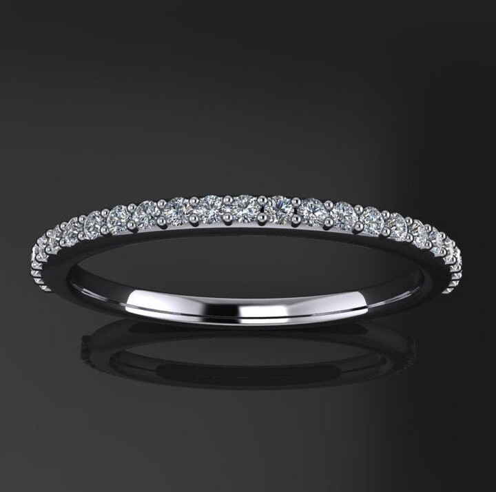 Etsy Shay Wedding Band - Neo Moissanite Ring