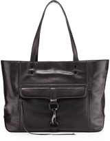 Thumbnail for your product : Rebecca Minkoff Bowery Tumbled Leather Tote Bag, Black