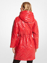 Thumbnail for your product : Michael Kors Quilted Ciré Nylon Puffer Coat