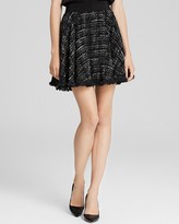 Thumbnail for your product : Milly Skirt - Fringe Tweed Circle