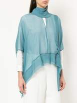 Thumbnail for your product : Taylor flared sheer blouse