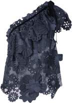 Thumbnail for your product : Self-Portrait floral mesh top