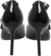 Thumbnail for your product : Ralph Lauren Black Patent Leather Criss Cross Ankle Strap Sandals Size 37
