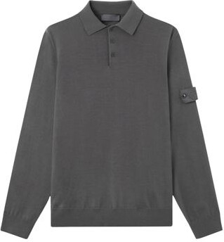 Polo collar sweater