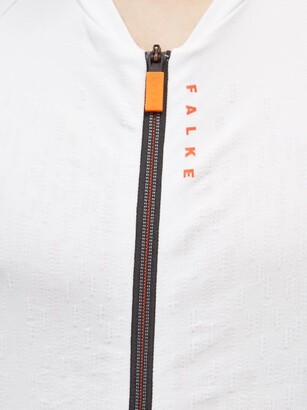 Falke Ess - Zipped Cycling Jersey - White