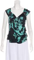 Thumbnail for your product : Christian Lacroix Printed Silk Top