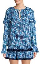 Thumbnail for your product : Ramy Brook Celeste Print Silk-Blend Top