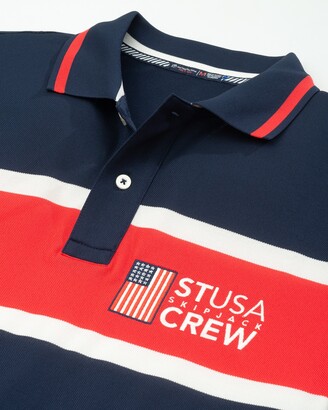 Southern Tide Jack ST USA Crew Performance Polo Shirt