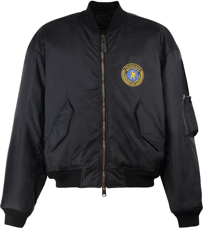 Balenciaga Bomber Jacket In Technical Fabric