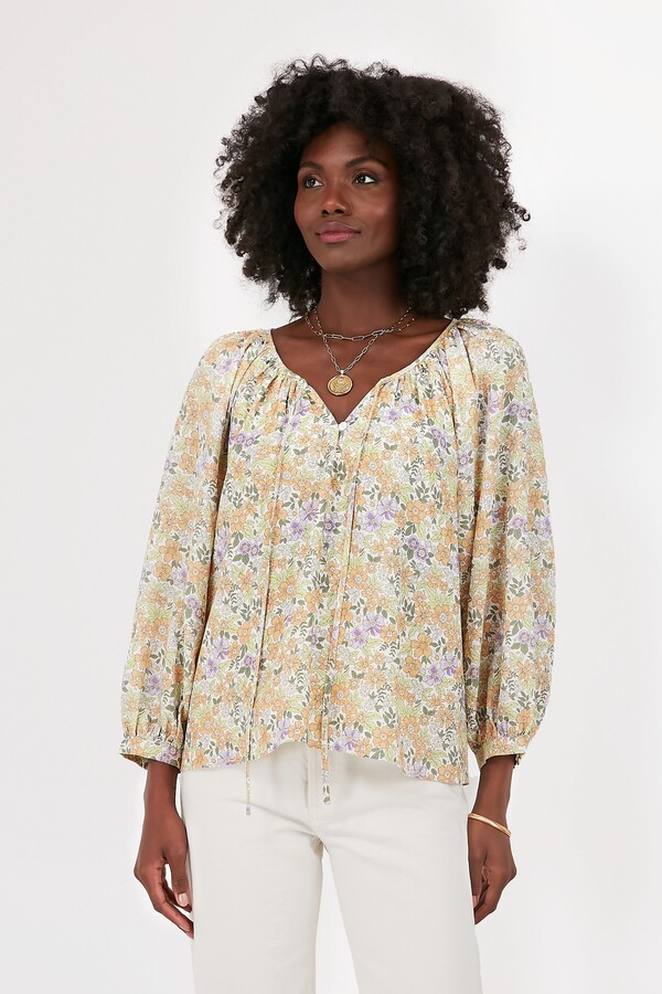 Hyacinth House Flower Power Maisie Tie Blouse - ShopStyle