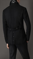Thumbnail for your product : Burberry Virgin Wool Cashmere Pea Coat