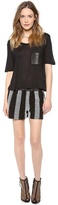 Thumbnail for your product : Yigal Azrouel Cotton Eyelet Shorts