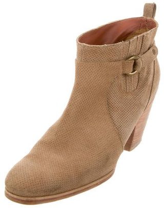 Rachel Comey Perforated Suede Ankle Boots
