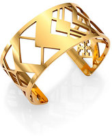 Thumbnail for your product : Tory Burch Chevron Fret Cuff Bracelet