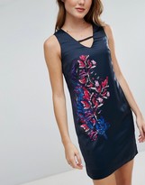 Thumbnail for your product : Lavand Sleeveless Shift Dress With Floral Print